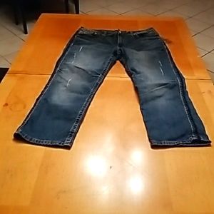 MISS ME BOYFRIEND CAPRI JEANS SIZE 31